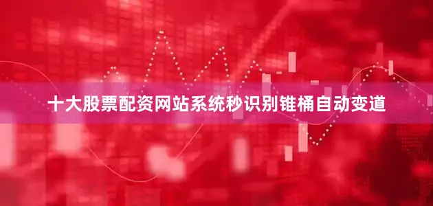 十大股票配资网站系统秒识别锥桶自动变道